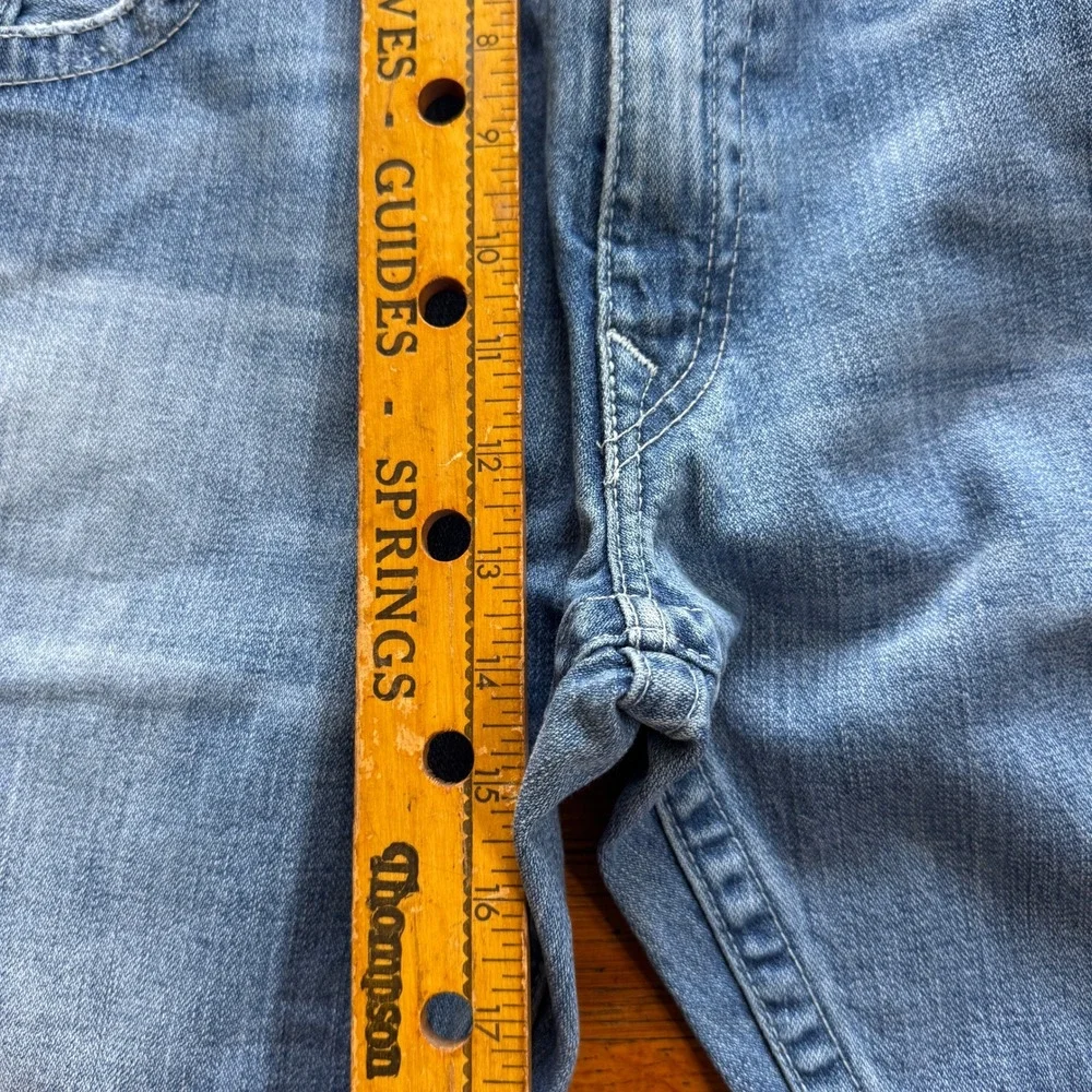 True Religion Bobby Mens 42x 26 Straight Leg Jeans‎ Medium Wash Made in USA Blue